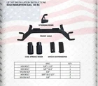 Sgc 4" Drop Axle Lift Kits For Ezgo Marathon Golf Cart Gas Model 1989-1994.5 New. Price: $199.00.