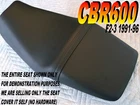 1991-96 Seat Cover Honda Hurricane CBR600F3 206 New. Price: $36.95.