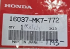 New Genuine VT1100C CBR1000F VT800C Honda Valve Plate Set Oem 16037-MK7-772. Price: $29.88.