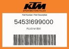 Ktm Genuine Plug 18X1 - 54531699000 New. Price: $20.59.