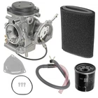 Caltric Air Filter & Carburetor Kit For Yamaha Kodiak YFM450 2005-2006 New. Price: $57.00.