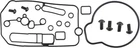 Balls Carburetor Mid Body Gasket Kit #26-1511 Ktm/yamaha New. Price: $26.96.