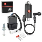 MOTO1988 Ignition Coil And Igniter Cdi & Spark Plug Kit For Kawasaki Bayou... New. Price: $48.99.
