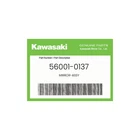 Kawasaki Genuine Mirror-assy 56001-0137 New. Price: $42.84.
