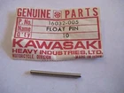 Kawasaki F5 BIGHORN/F81M/F8 Carburetor Float Pin Nos! New. Price: $6.75.