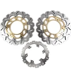 Front Rear Brake Discs Rotors For Suzuki GSX1300 B-king 2008-2010 Gold New. Price: $386.99.