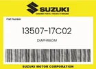 Suzuki Genuine Diaphragm 13507-17C02 New. Price: $35.57.