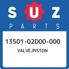 13501-02D00-000 Suzuki Valve,piston 1350102D00000, New Genuine Oem Part. Price: $88.76.