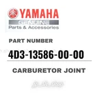 Yamaha Genuine Oem Parts Carburetor Joint 4D3-13586-00-00 For Raptor 250 New. Price: $54.99.