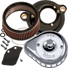 S&s Cycle Mini Teardrop Stealth Air Cleaner Kit Chrome 170-0435C Harley New. Price: $384.10.