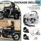 Carburetor & Fuel Valve Petcock Intake Manifold Boot For Yamaha Star 650 98-16 New. Price: $409.99.