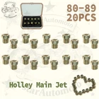 Box- Holley Carburetor Main Jets For 80-89 20PACK Gas Kit 1/4-32 -us New. Price: $30.73.