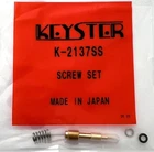 Kawasaki ZX600 ZZR600 ZX9R Keyster Carburetor Air Screw Mixture Set 4 New. Price: $45.83.