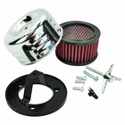 Tc Bros. Chrome Louvered Air Cleaner Bendix Zenith & Keihin Butterfly Carbs New. Price: $62.95.