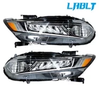 Lablt Pair Headlight Headlamp Halogen W/led Drl Black For 2018-2020 Honda Accord New. Price: $215.60.