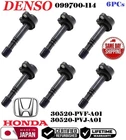 Oem Denso 6X Ignition Coils For 2001-2008 Honda Civic Pilot Ridgeline 1.7L 3.5L Remanufactured. Price: $132.00.