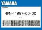 Yamaha Genuine Seal 4FN-14997-00-00 New. Price: $25.80.