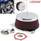Chrome Smooth Air Cleaner Intake Filter For Harley Electra Glide Road King 93-07 New. Price: $59.22.
