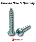 Phillips Pan Head Sheet Metal Screw Zinc Plated (choose Size & Qty) New. Price: $87.14.