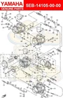 Yamaha Pilot Screw Set 5EB-14105-00-00 Oem New. Price: $52.48.