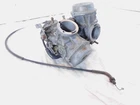 Honda Shadow Ace VT1100C2 Air Intake Carburetor Rack & Choke Cable Used. Price: $499.95.