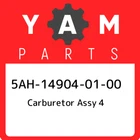 5AH-14904-01-00 Yamaha Carburetor Assy 5AH149040100, New Genuine Oem Part. Price: $881.72.