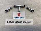 Suzuki Carb Fuel Tee / Rails GS750, GS850, 13685-45110 13685-49210 '80-'83 New. Price: $41.95.