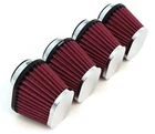 Set Of Chrome Performance Oval Pod Filters - 39MM Honda CB750 Kawasaki KZ400 New. Price: $83.95.