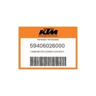 Ktm Genuine Carburetor Connection Boot - 59406026000 New. Price: $63.10.