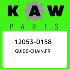 12053-0158 Kawasaki Guide-chain,fr 120530158, New Genuine Oem Part. Price: $43.98.
