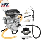 Carburetor Assembly + Throttle Cable W/intake Manifold For Kawasaki 650 New. Price: $138.57.