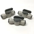 Lot 3 John Guest PISV0416S Acetal Ball Shut-off Valves 1/2" Tube, 150PSI New. Price: $35.00.