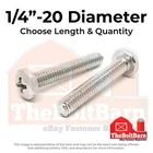 1/4"-20 Stainless Phillips Pan Head Machine Screws (choose Length & Qty) New. Price: $958.46.