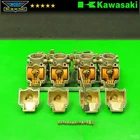 Keihin 93-95 Kawasaki Ninja ZX750 Carburetor Rack Set 15001-1796 Genuine Oem Used. Price: $204.00.