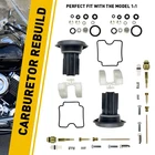 Fits For Yamaha XVS1100 1999-2007 V-star Carburetor Rebuild Repair Kit New. Price: $18.04.