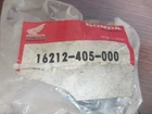 Qty. Sealed Nos Honda Genuine Parts Oem 16212-405-000 Free S&h New. Price: $34.85.