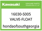 Kawasaki Oem Part 16030-S005 Valve-float New. Price: $54.39.