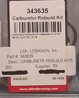 New Genuine Balls Racing 26-1404 Carburetor Rebuild Kit. Price: $55.86.