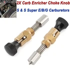 2PACK Carb Enricher Choke Adjustment Knob For S&s Shorty Super G Harley New. Price: $23.15.