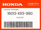 Honda Genuine Float Set 16013-KR3-980 New. Price: $57.25.