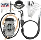 Carburetor Assembly & Throttle Cable With Intake Manifold For Kawasaki KLR650 20 New. Price: $145.31.