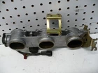 Triumph 2003 Daytona 955I Throttle Body Assembly Fuel Injectors Complete Used. Price: $74.99.