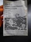 Nos Honda 06161-PA6-013 Carb Repair Instruction Manual New. Price: $6.95.