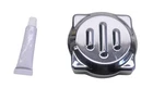 Doss 46-323 Chrome Ribbed C.v Carburetor Top Cover Kit Nos New. Price: $26.99.