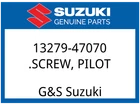 Suzuki Oem Part 13279-47070 Screw. Pilot (2 7/8) New. Price: $14.53.