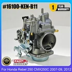 New Carburetor Kit For Honda 2007 -2012 CMX250 Rebel 16100-KEN-B11. Price: $219.00.