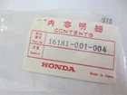 New Genuine Oem Honda Spring 16181-001-004. Price: $6.99.