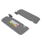 Pair Gray Visor For Hyundai Accent 1E 11-15 852101R000 Driver & Passenger Side New. Price: $63.45.