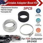 Intake Adapter Boot Kit For Fcr Carburetor Bolt-on Replacement Aluminum New. Price: $65.99.