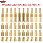 Carburetor Main Jets & Slow / Pilot Kit For Keihin Pj Pe Pd Fcr-max New. Price: $16.77.